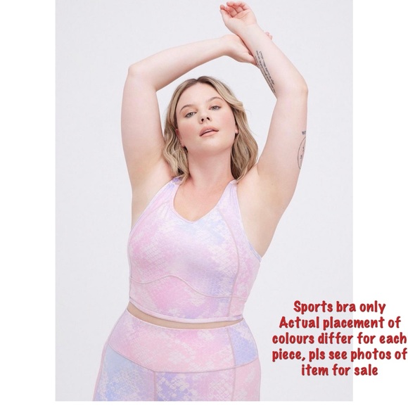 torrid Other - Torrid Longline Low Impact Sports Bra- Performance Core Purple Shine (updated)